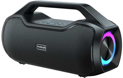 Cassa Bluetooth Potente Portatile (120W Peak) Altoparlante Wireless con 2 Woofer e 2 Tweeter, Grado di Protezione IP65,Impermeabile.Supporta DSP/TWS/USB/TF/AUX Perfetto per Feste, Spiagge e Campeggio