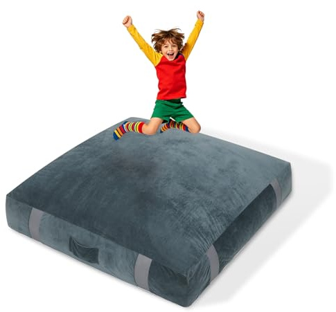 GYMMALL Crash Pad for Kids, Sensory Mat for Jumping & Climbing & Playing | Thickened Autism Mat, for Home, School, Special Educational Settings