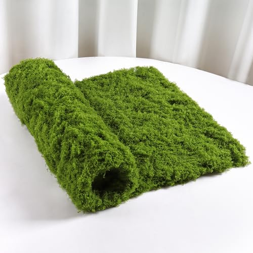 Betylifoy Musgo Artificial para Decorar, 100 x 100 cm Cuadrado Musgo Artificial para Manualidades Decoración para Pared Modelismo Acuario Jardín en Miniatura