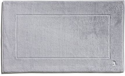 möve Superwuschel Badteppich 60 x 100 cm aus 100% Baumwolle, silber