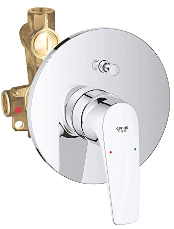 GROHE Start Flow Single-Lever Bath/Shower Mixer Trim Chrome 29117000