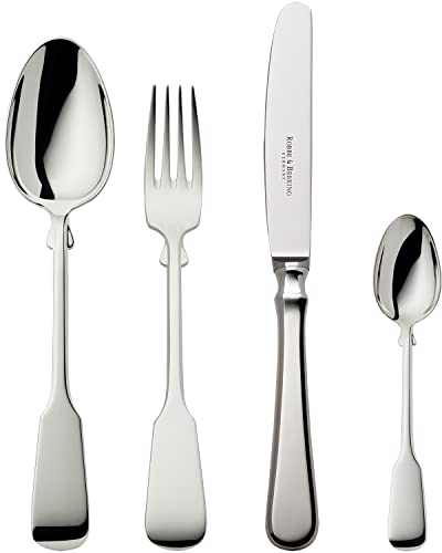 Robbe & Berking Spaten 4 TLG. Menübesteck (150 g massiv versilbert)