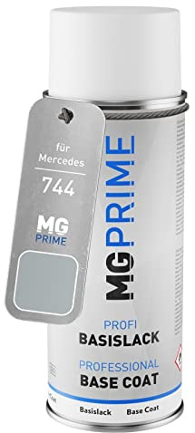 MG PRIME Billack sprayburk för Mercedes 744 Brillantsilber Metallic