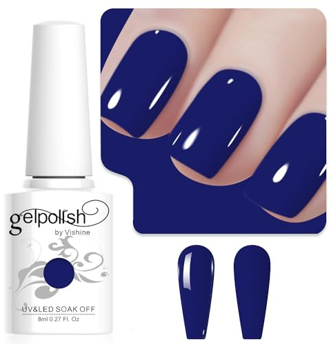 Vishine L249 Gel-Nagellack, Hochglanz-Soak-Off, UV-Gel-Nagellack für französische Maniküre, Salon, DIY