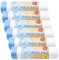 Xcdhemde® 60PCS Sacchi Spazzatura 50L, LxH: 70x75cm, Bianco, Polietilene-Sacchetto Della Spazzatura, UE Adatto per la Maggior Parte dei Medi ''50L'' Pattumiera(6 Rotoli, 10 per Rotolo)
