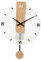 Sharplace Pendeluhr aus Holz, Wanduhr, Dekoration, dekorativ, geräuschlos, 39,4 x 54,4 cm, für Esszimmer, Einweihungsgeschenk, Römische Zahlen
