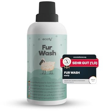eco:fy Fell Waschmittel für alle waschbaren Lammfelle, Schaffelle, Wolle, Lammfellartikel & Naturfasern | mit Lanolin | ohne Duftstoffe | aus nachwachsenden Rohstoffen & biologisch abbaubar