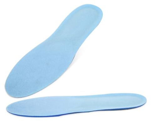 Ipetboom 1paar Absorption Einlegesohlen Für Sportschuhe Atmungsaktive Rutschfeste Fußpolster Mit Anti-druck-eigenschaften Für Laufen Springen Und Wandern Blau Und Gelb