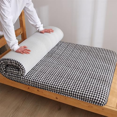 Storlek tjock latexfiber hopfällbar madrass för student sovsal bärbar futon sängkläder för våningssängar halkfri bas för college-sängkläder