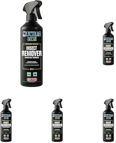 Mafra, Maniac Car Detailing Line, Formato 1L, Insect Remover, Formula in Gel, scioglie e rimuove Insetti, moscerini e Sporco Vecchio accumulato in Modo Facile e Sicuro da carrozzeria e vetri Auto