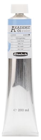 Schmincke – AKADEMIE® Öl color, feine Künstler-Ölfarben, Königsblau, 41 400 015, 200 ml Tube, höchst lichtecht, Ölmalerei