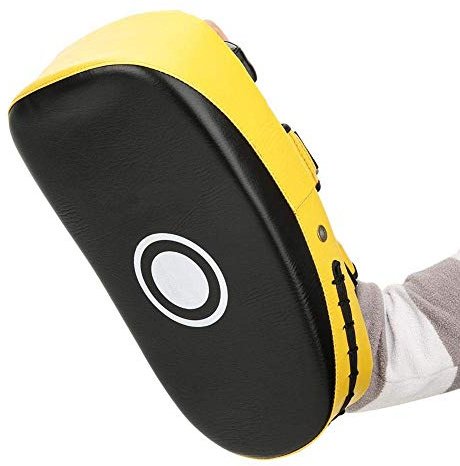 Muay Thai Pad per allenamento |Kickboxing curvo Strike Shield |Coaching Boxing, MMA, Arti marziali, Karate, Taekwondo |Bersaglio per punzonatura, piede, ginocchio e gomito 1