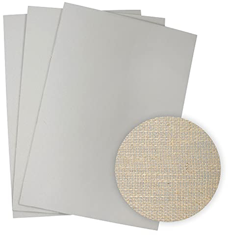 Artway Traditionelle Lino A4 Blätter - Ideal für Druckgrafik/Linoldruck - Packung mit 3 Blättern - Grau