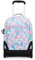 Kipling Sari, Kinder-Rucksack mit 2 Rädern, groß, Aqua Flowers, Einheitsgröße, Sari