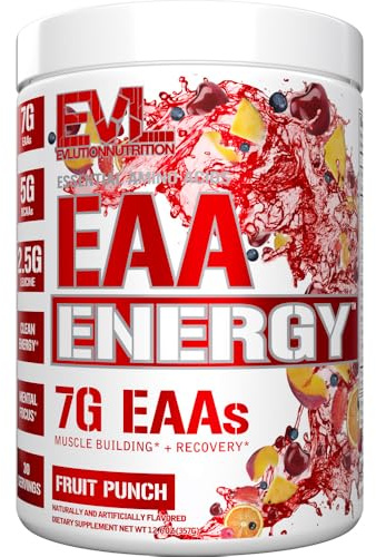 EVL Nutrition EAA Energy (30 serv) Fruit Punch - Aminosyror - EAA