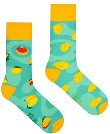 Spox Sox Casual Unisex: calcetines divertidos, locos y coloridos para hombre y mujer, Griff, 40-43
