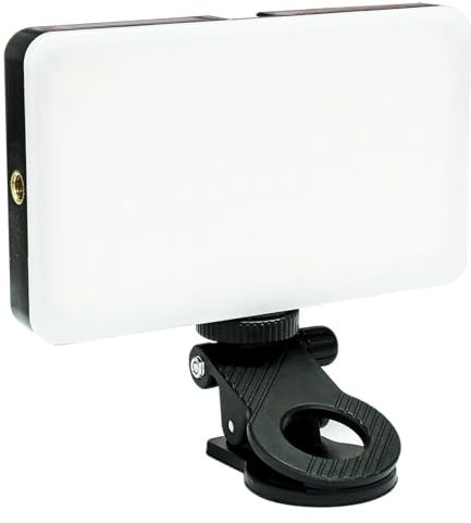 Portátil Selfie Luz para iPhone: 90 LED Recargable Teléfono Relleno Luces, Anillo de Luz para la Foto de la Cámara, Zoom Reuniones, TikTok, Vlog Fotografía