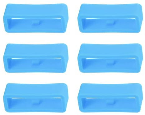TOP-VIGOR silikon klockarmband hållare, klockarmband ögla ersättning klockarmband fästringar för smartklocka eller armband, 20mm