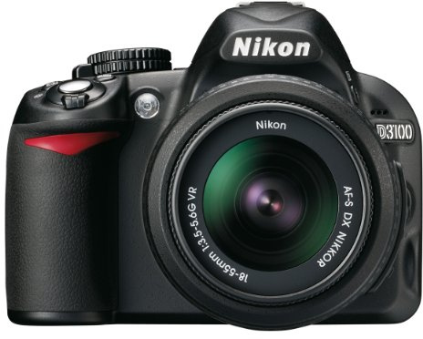 Nikon D3100 Appareil photo numérique Reflex 14.2 Kit + Objectif VR 18-55 mm + Objectif VR 55-200 mm Noir