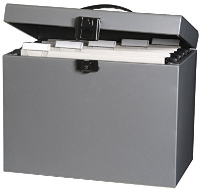 Elba Class'n Go Classic Valisette + 5 Dossiers suspendus avec cavaliers d'indexation A4 Gris Métal