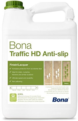 Bona Traffic HD Antislip - Vernice per parquet – 4,95 litri – R 9 Sigillante, 2 K