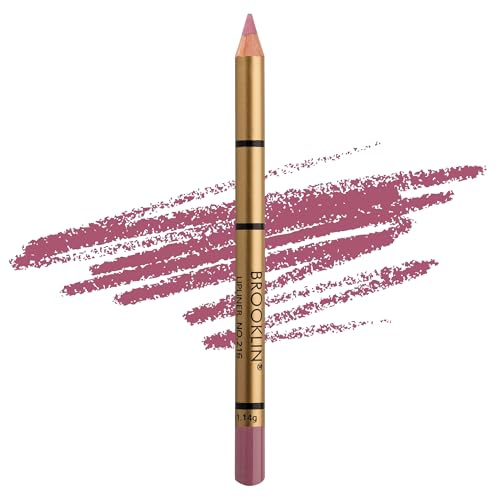 Impala - Lápiz de Labios Brooklin Waterproof Color Berenjena Pastel 216 | Perfilador de Labios Permanente | Lápiz Labial Resistente al Agua | Delineador de Labios de Larga Duración