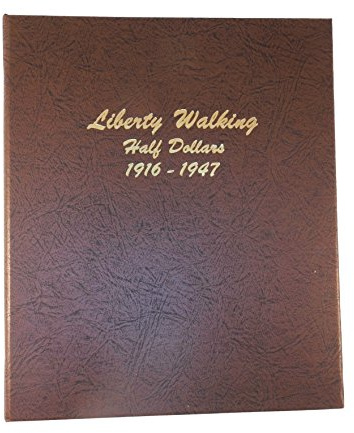 Dansco US Liberty Walking Half Dollar Coin Album 1916 - 1947 #7160