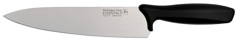 Rockingham Forge Coltello da chef 20 cm - Coltelli da cucina leggeri e affilati in acciaio inossidabile con manico nero