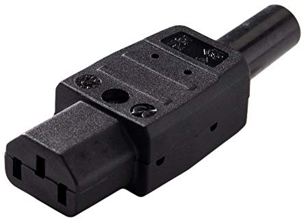 PremiumCord cs220f Netzanschluss 230V Buchse 10A, IEC C13, Farbe schwarz