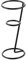 VOSAREA 1 Pc Iron Ice Cream Stand Metal Cone Display Stand Mini Baskets Metal Tray Lollipop Stand Metal Storage Shelves Microwave Oven Rack Pie Carrier Hamper Pizza Cake Stand Wrought Iron