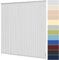 Lamellenvorhang nach Maß Vertikaljalousie 127 mm für Tür und Fenster viele Farben Maßanfertigung Jalousie Lamellen Rollo Wand- und Deckenmontage (Breite 180,1-200 cm x Höhe 200,1-220 cm, Weiß)