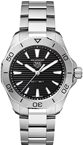 TAG Heuer orologio Aquaracer Professional 200 40mm nero quarzo acciaio WBP1110.BA0627