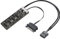 9poliger USB-Header-Splitter mit SATA-Stromkabel, 4 internen USB 2.0-Anschlüssen, interner USB-Hub-Erweiterung, USB 2.0-Splitter-Anschluss für Motherboard, Adapter für CPU, Lüfter und RGB-Licht EU