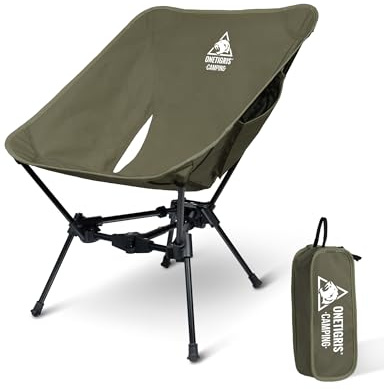 ONETIGRIS Tigerblade Camping Chair, Lightweight Folding Backpacking Hiking Chair, Compact Portable 330 lbs Capacity