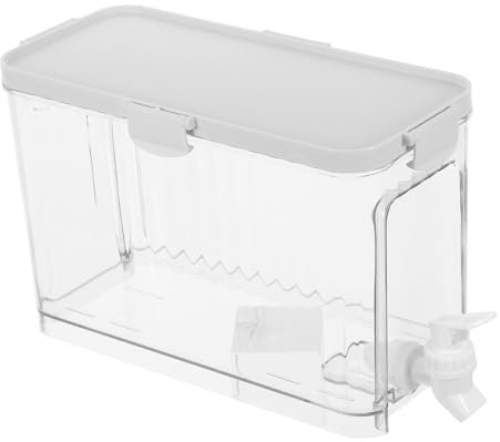 BESTOYARD Jarra De Agua Fría Con Grifo Dispensador De Jugos y Bebidas Para Refrigerador Contenedor Multifuncional De Gran Capacidad Para Frutas y Helado