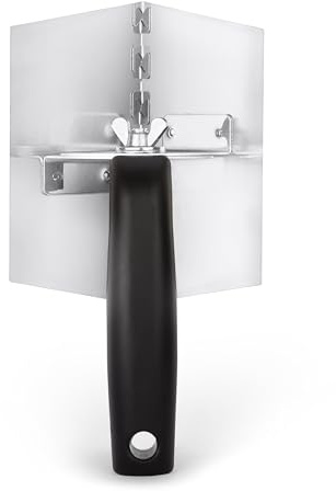 Lobo Tools Adjustable Drywall Inside Corner Trowel 3 x 5 – Stainless Steel Adjustable Angle Corner Trowel for 88°–150° Inside Corners