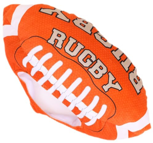 Didiseaon Sombrero de Cosplay Forma de Balón de Fútbol Americano Ligero y Portátil para Disfraz de Fiesta y Carnaval