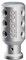 Sparco 03741BT01 Piuma Schaltknäufe Grau