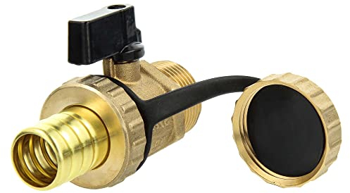 Robinet à bille KFE Bouilloire de remplissage et de vidange Robinet 1/2 laiton poli