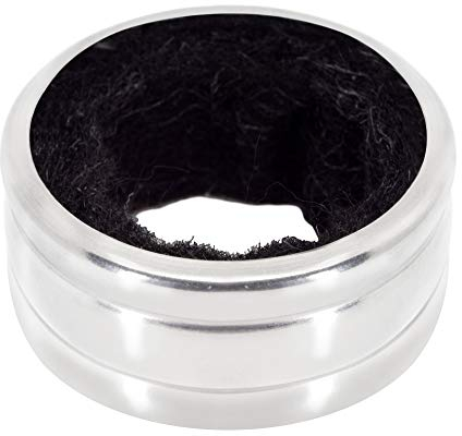 TRIXES Anneau anti-goutte à bouteille de vin en acier inoxydable, doublure en feutre, stop gouttes