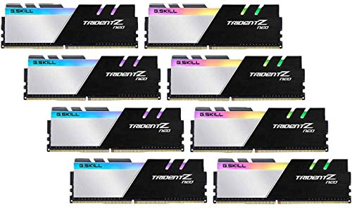 G.SKILL Trident Z Neo Series DDR4 RAM (XMP) 256GB (8x32GB) 3200MT/s CL16-18-18-38 1.35V Intel AMD Desktop Computer Memory U-DIMM (F4-3200C16Q2-256GTZN)
