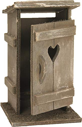 Dekop Krippenzubehör Toilettenhäuschen klein Höhe ca. 9cm passend für 7-9cm Figuren (444444635283952)