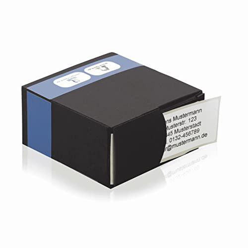 stempel-fabrik - Personnaliser les étiquettes d'adresse avec le texte désiré - 250 étiquettes autocollantes 60 x 30 mm pour lettres, livres - dans un distributeur en carton (250 pièces)
