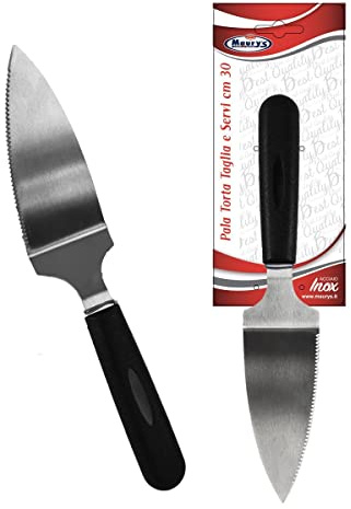 MAURY'S PALETTA DA TORTA TAGLIA E SERVI IN ACCIAIO INOX DA 30 CM