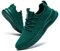 CAIQDM Schuhe Herren Laufschuhe Sneaker Outdoor Sportschuhe Turnschuhe Männer Joggingschuhe Atmungsaktiv Running Shoes Men Walking Schuhe Freizeitschuhe Fitness Schuhe Dunkelgrün 42 EU