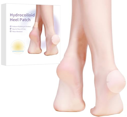 Apósitos para el talón, 10 unidades, resistentes al agua, hidrocoloides para el talón, para ampollas secas y agrietadas en los talones
