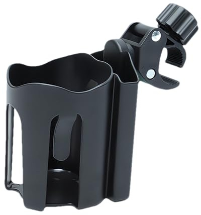 Porte-gobelet pour poussette - 4,3 x 3,3 pouces porte-gobelet universel pour poussette, crochets pour boissons rotatives polyvalents, pour tasses à café | support de boisson portable pour bouteilles