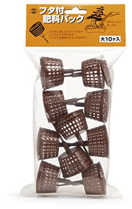 Contenitori per Fertilizzante, Confezione da 10 Pezzi, Porta Concime, in Plastica (Ø 45 mm), Accesorio per Bonsai