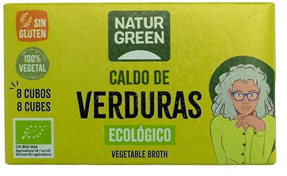 NaturGreen Cubitos Caldo Verduras, 8 cubos (Bio)