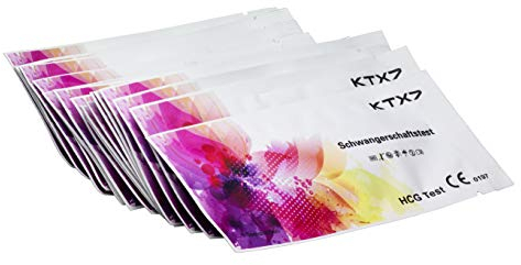 20x KTX7® Schwangerschaftstest Professional Line KX20 - Frühtest Empfindlichkeit 10 miu/ml